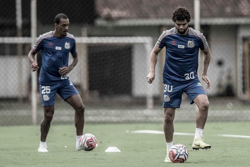 Santos encerra a preparação para o clássico contra o Corinthians