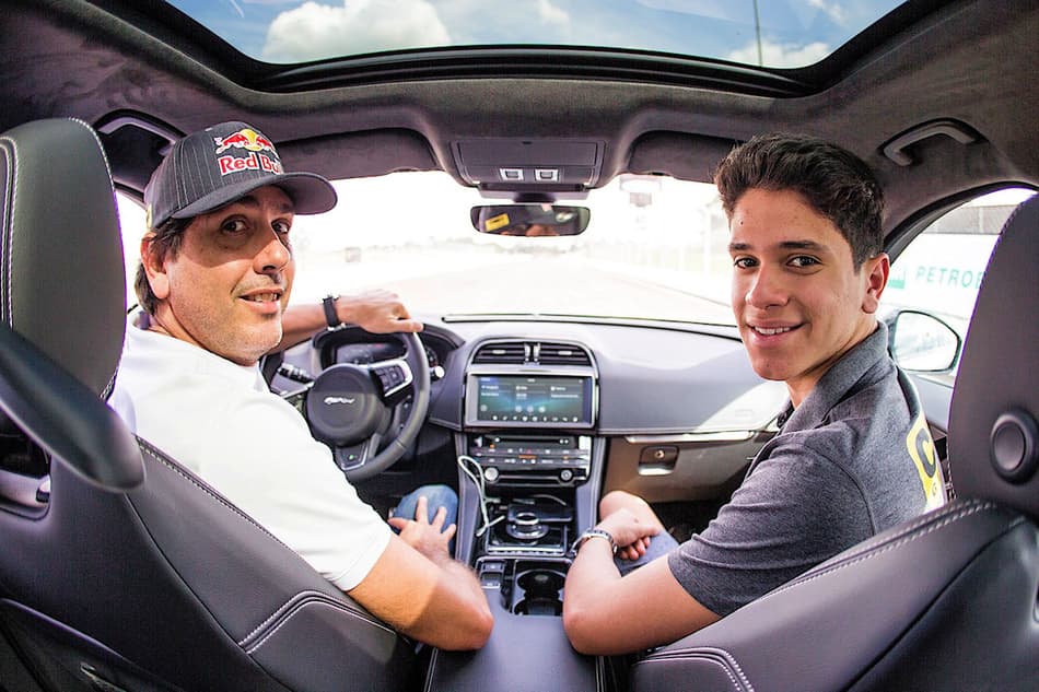 VÍDEO: Cacá Bueno apresenta Velopark para Marcel Coletta, o mais jovem piloto da Stock Car