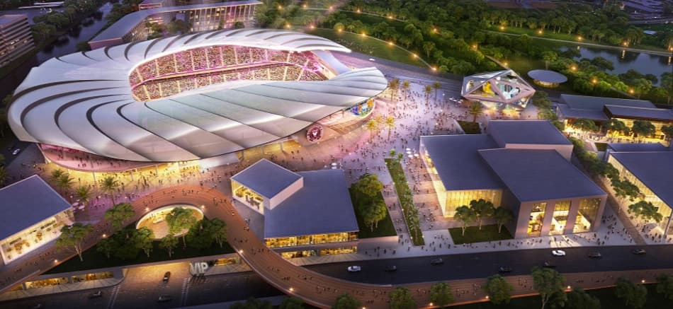 Franquia de Beckham divulga novas imagens de moderno estádio