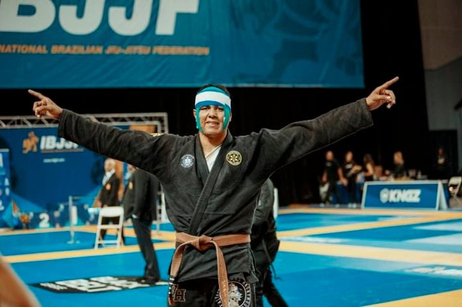 O casca-grossa Victor Hugo é considerado o melhor atleta na faixa-marrom (Foto: Vitor Freitas)