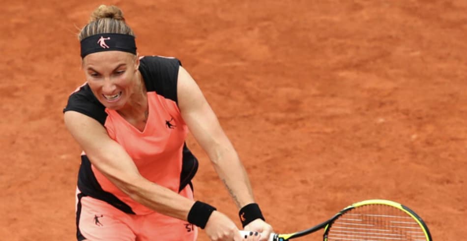 Svetlana Kuznetsova no WTA de Lugano em 2019