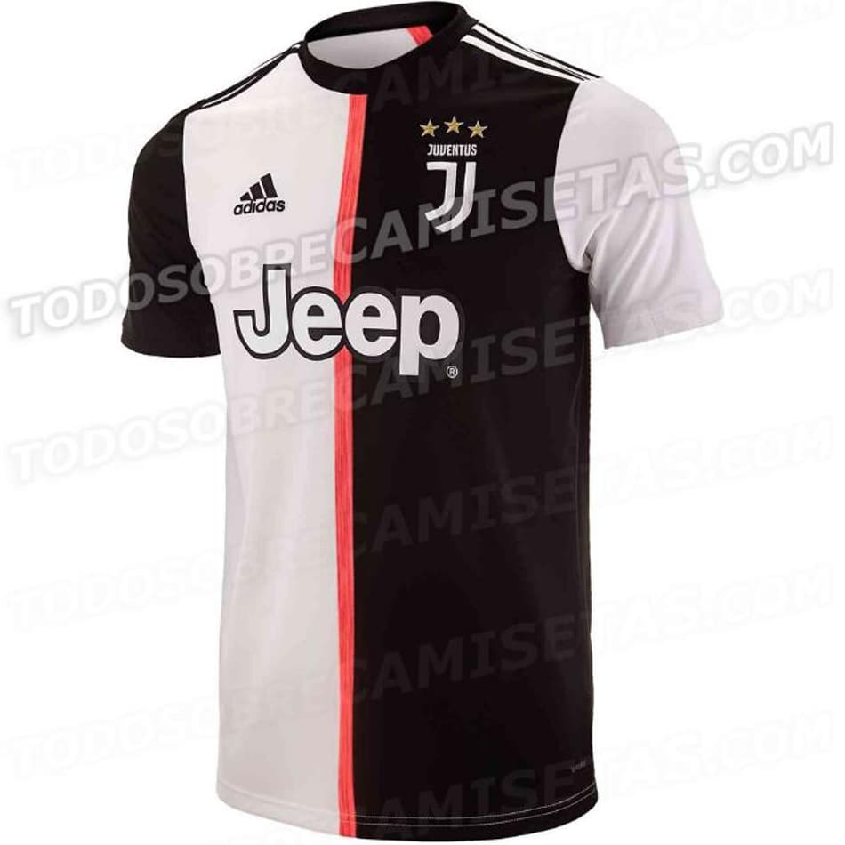 Novas fotos da camisa 'meio a meio' da Juventus são conhecidas; confira
