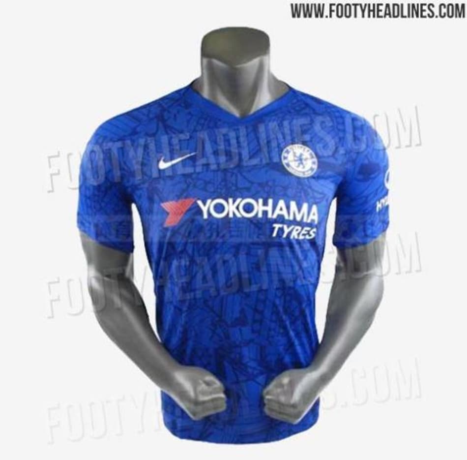 Uniforme 1 do Chelsea para temporada 2019/2020 tem imagens reveladas