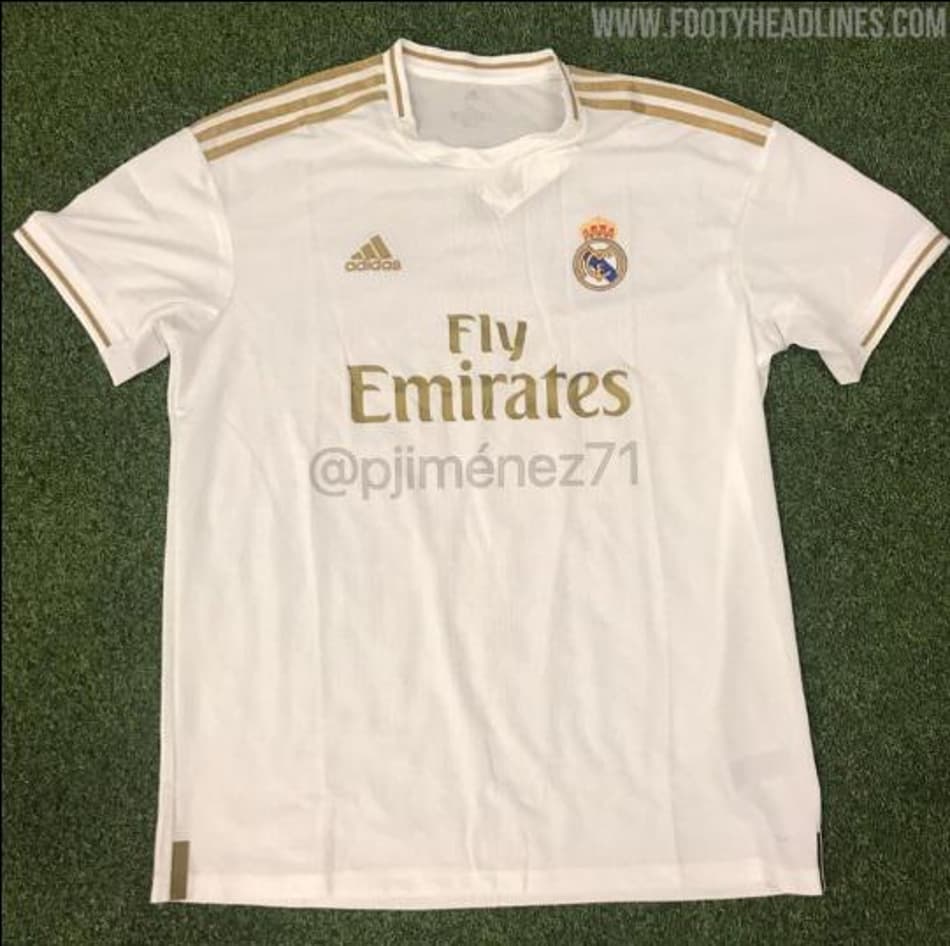 Página no Instagram revela camisa titular do Real Madrid para a próxima temporada