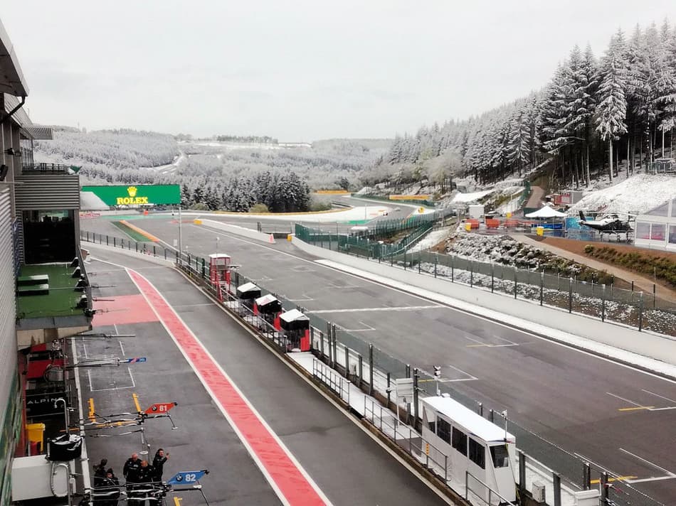 Primeira hora do WEC em Spa-Francorchamps atrapalhada pela neve