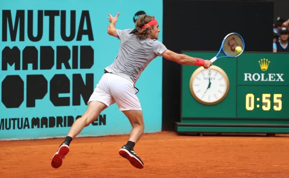 Stefanos Tsitsipas em Madri
