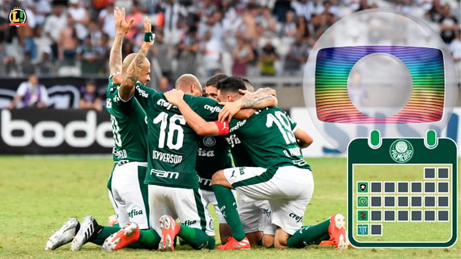 Arte - Jogos do Palmeiras na Globo