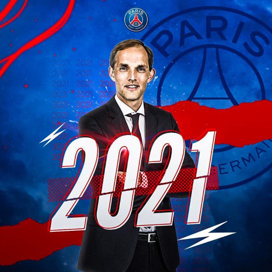 PSG anuncia renovação com treinador Thomas Tuchel até 2021