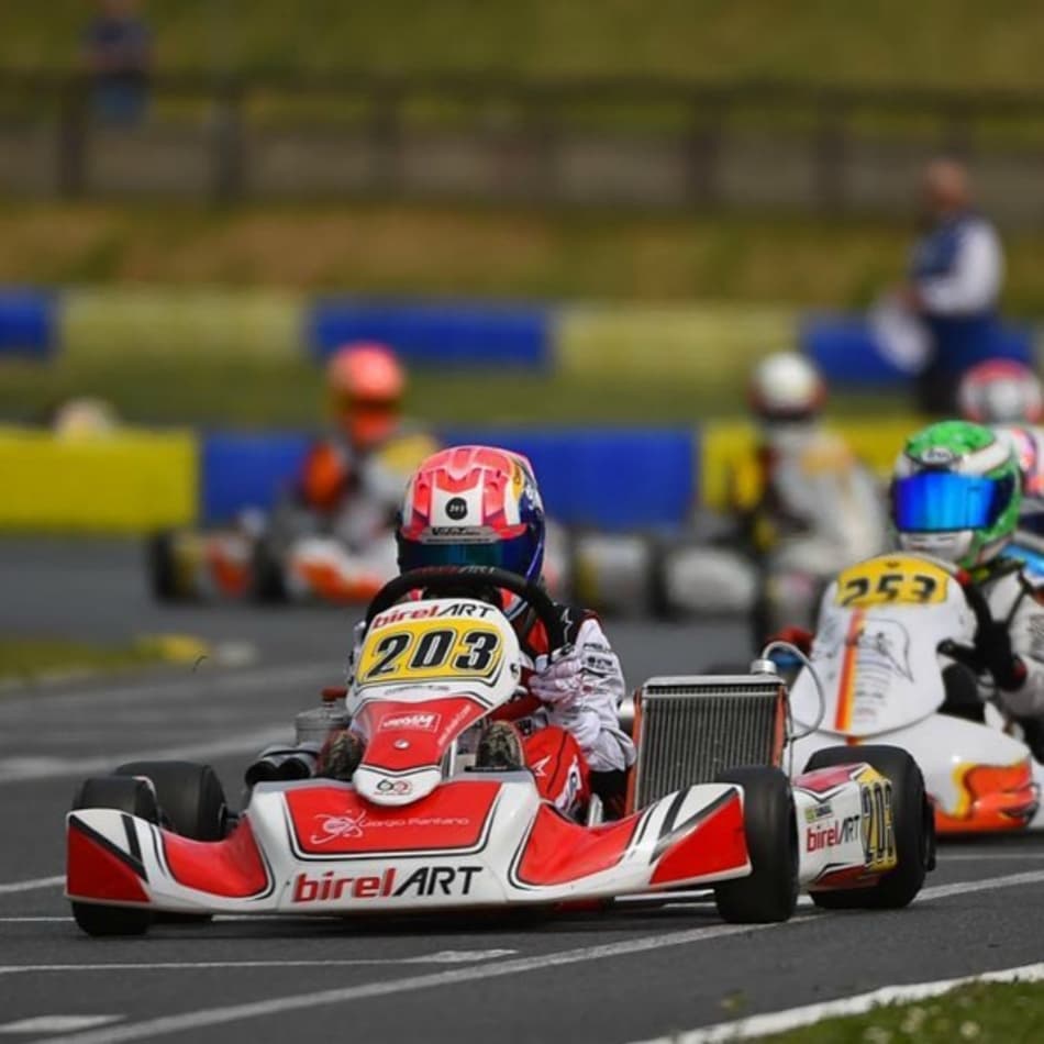 Rafael Câmara é o mais rápido em classificatório do Europeu de Kart na Suécia