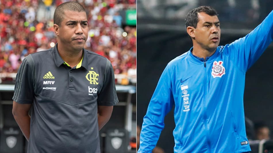 Teste de fogo! Fla de Salles e Corinthians de Carille decidem vaga na Copa do Brasil nesta terça
