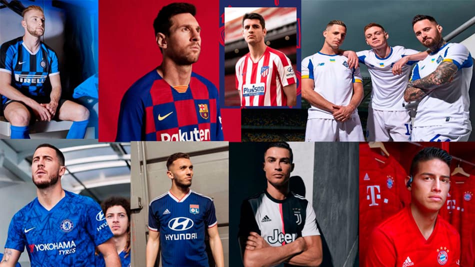 Veja os uniformes de times europeus já divulgados para a próxima temporada