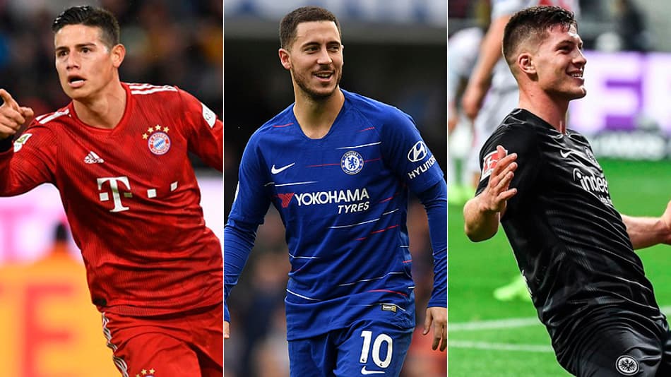 James, Hazard, Jovic… Veja o vaivém europeu desta terça-feira