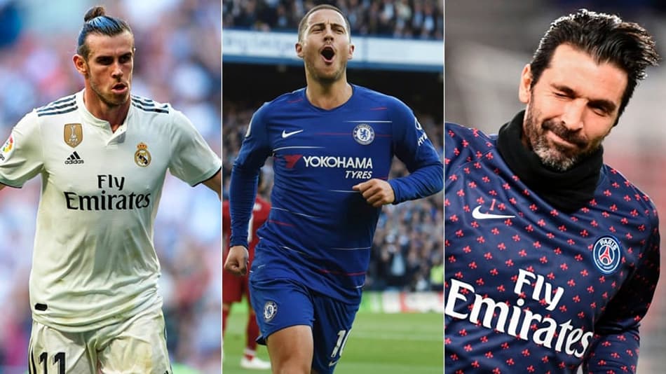 Bale, Hazard, Buffon… veja o vaivém europeu de quarta-feira
