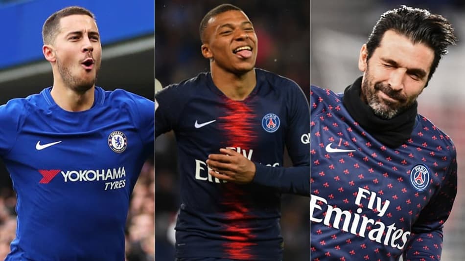 Hazard, Mbappé, Buffon… Confira o vaivém desta sexta-feira na Europa