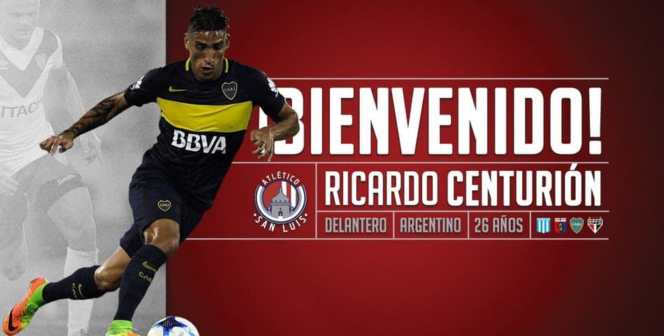 Clube mexicano anuncia chegada de Ricardo Centurión