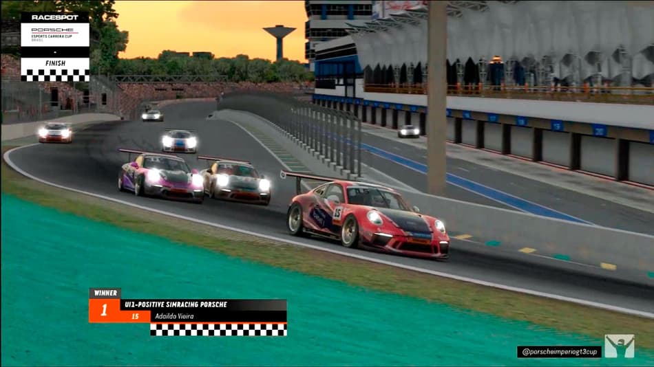 Adaildo Vieira e Renan Azeredo foram os vencedores da primeira etapa do Porsche eSports Carrera Cup Brasil