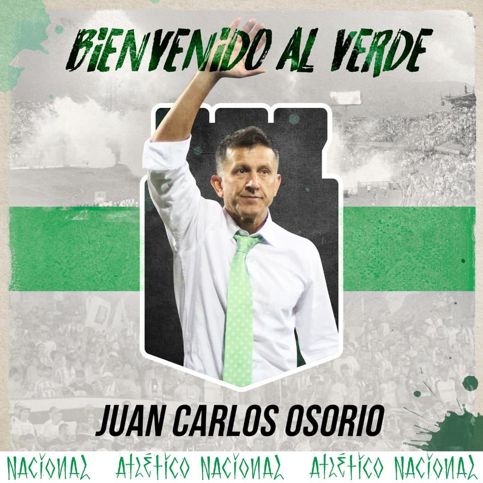 Atlético Nacional oficializa o retorno de Juan Carlos Osorio