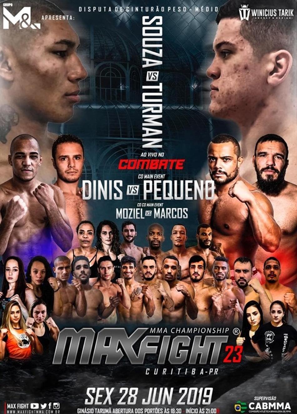 Disputas de título e 'estreia' em Curitiba marcam Max Fight 23; veja