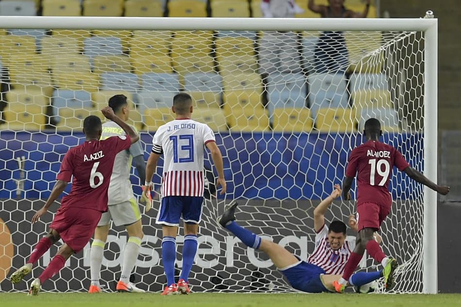 VÍDEO: Com belos gols, Paraguai e Qatar empatam no Maracanã