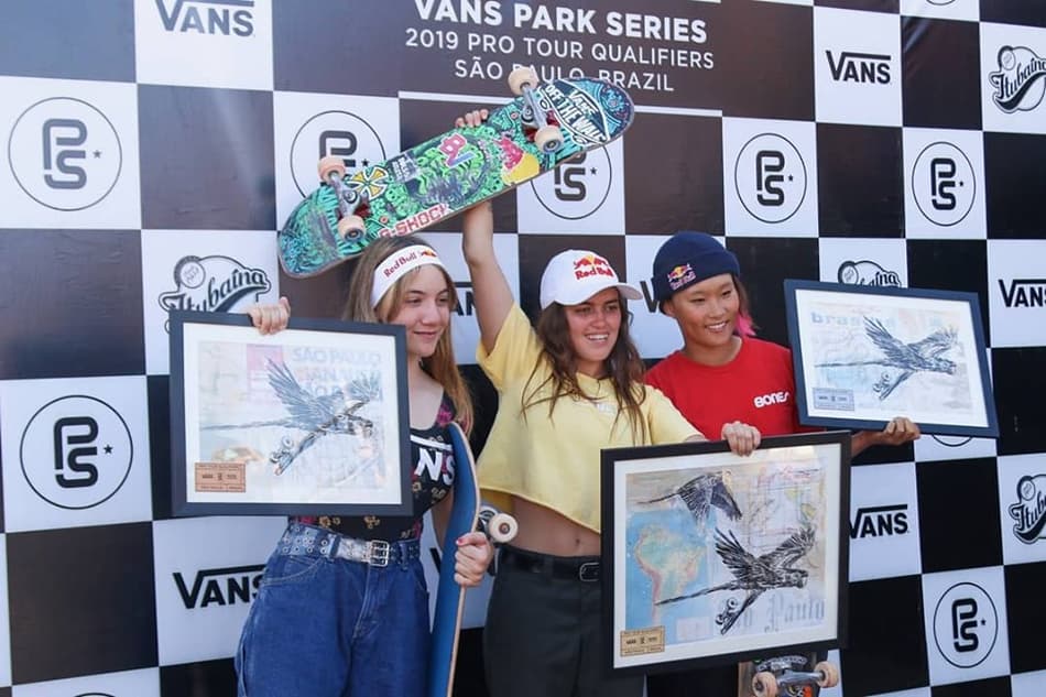 Pedro Barros e Yndiara Asp vencem etapa brasileira do Circuito Internacional de Skate Park