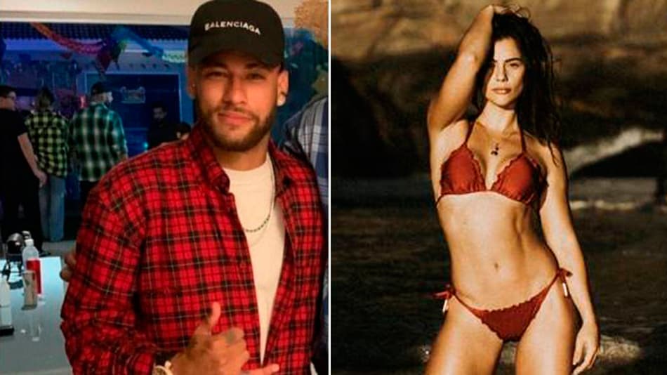 Montagem - Neymar e Affair