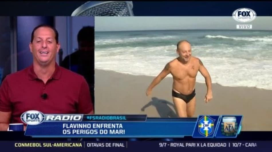 Jornalista do Fox Sports que acreditava em vitória da Argentina sobre o Brasil paga aposta