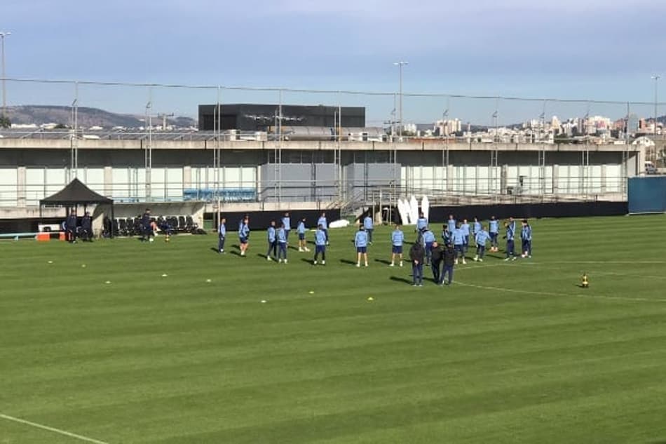Grêmio realiza último trabalho antes de jogo-treino diante do Criciúma