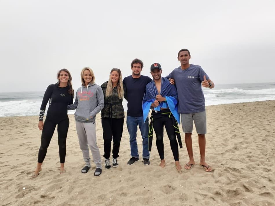 Com foco no Pan-Americano, atletas do Brasil treinam em Punta Rocas