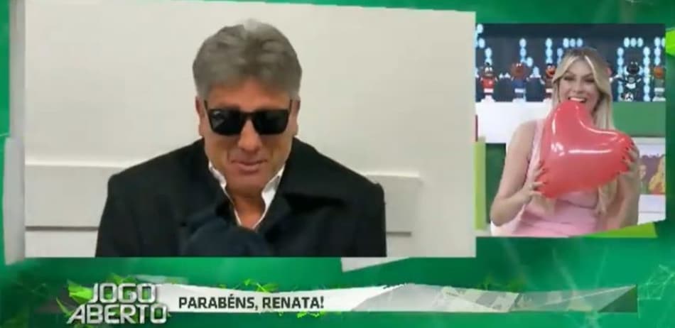 Renato Gaúcho e Renata Fan