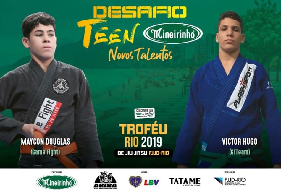 Troféu Rio: FJJD-Rio anuncia lutas do Desafio Teen Mineirinho; saiba