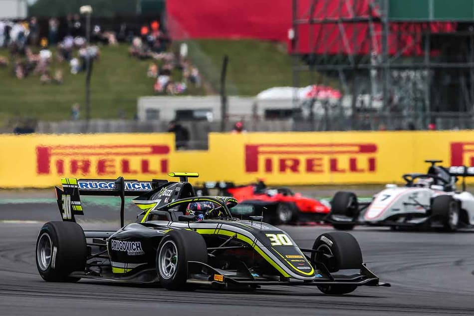 Drugovich muito perto de pontuar na 4ª etapa da Fórmula 3 em Silverstone