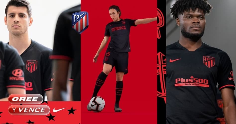 Atlético de Madrid lança uniforme 2 e tem camisa 3 antecipada por site
