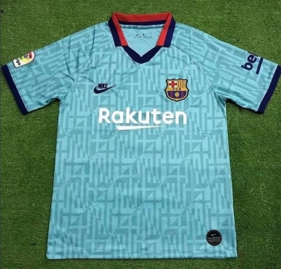 Nova camisa 3 do Barcelona tem foto publicada na internet; entenda o design
