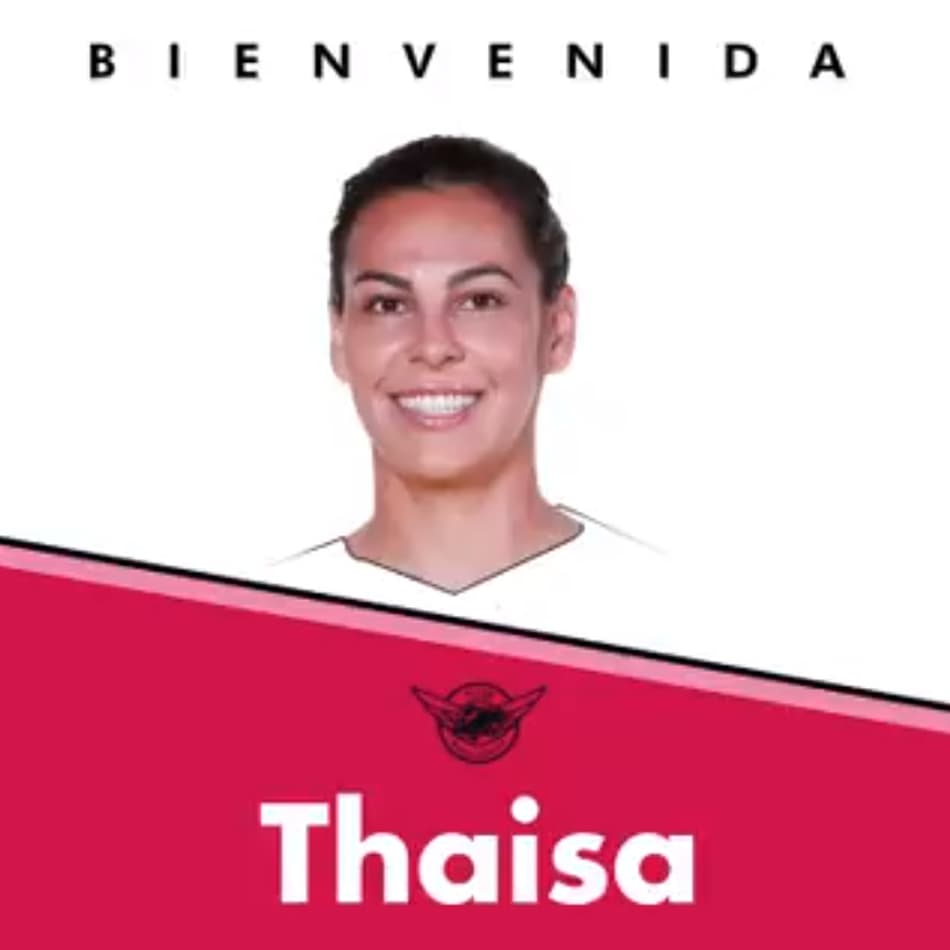 Thaisa é o novo reforço do Real Madrid/Tacón feminino