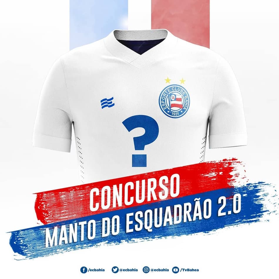 Pelo segundo ano, Bahia lança concurso para torcida criar e escolher uniformes