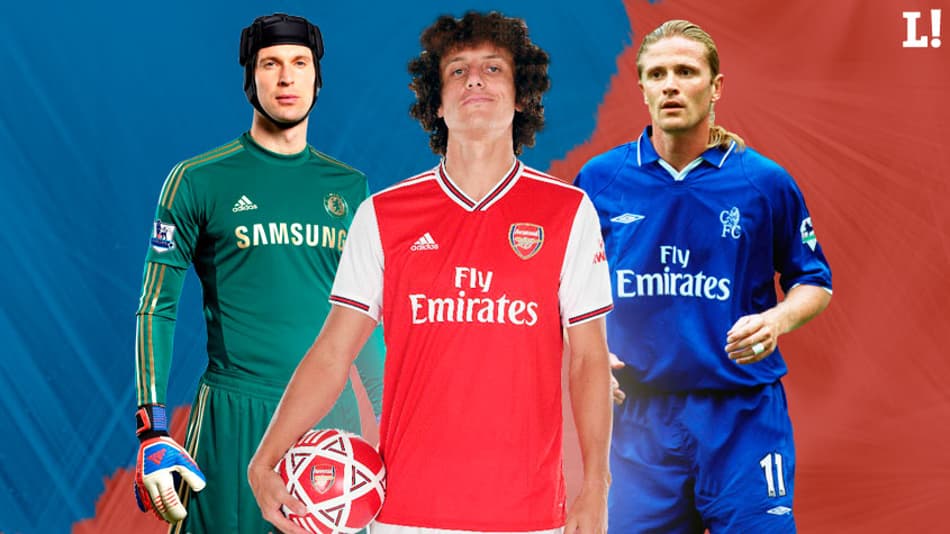 Arte - Cech, David Luiz e Petit