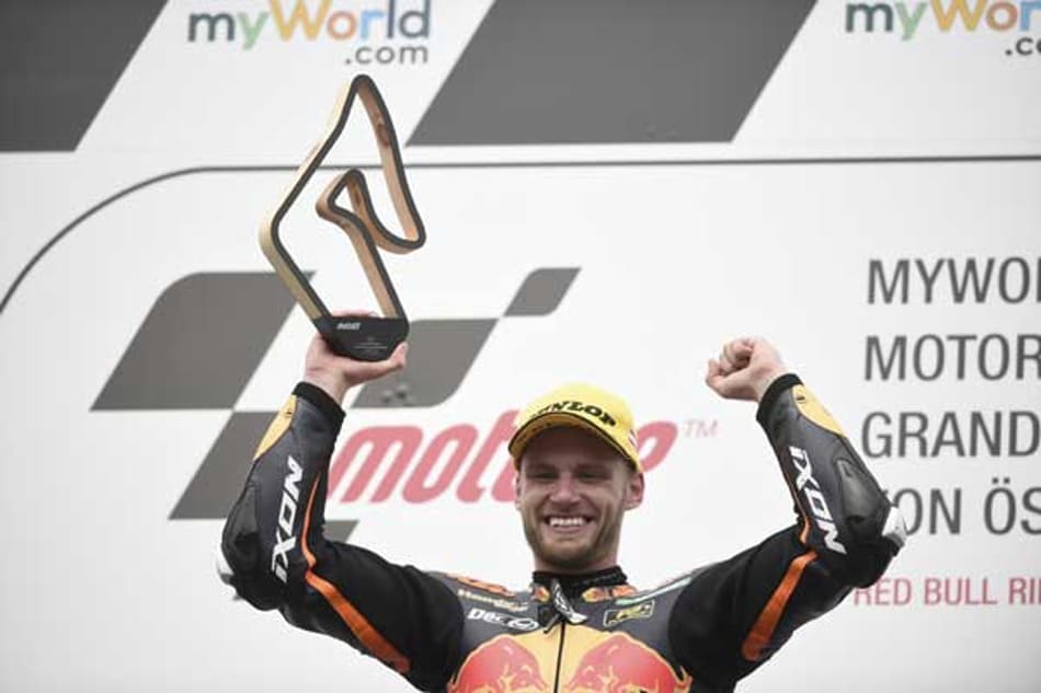 Na Áustria, Brad Binder vence sua primeira de 2019 na Moto2