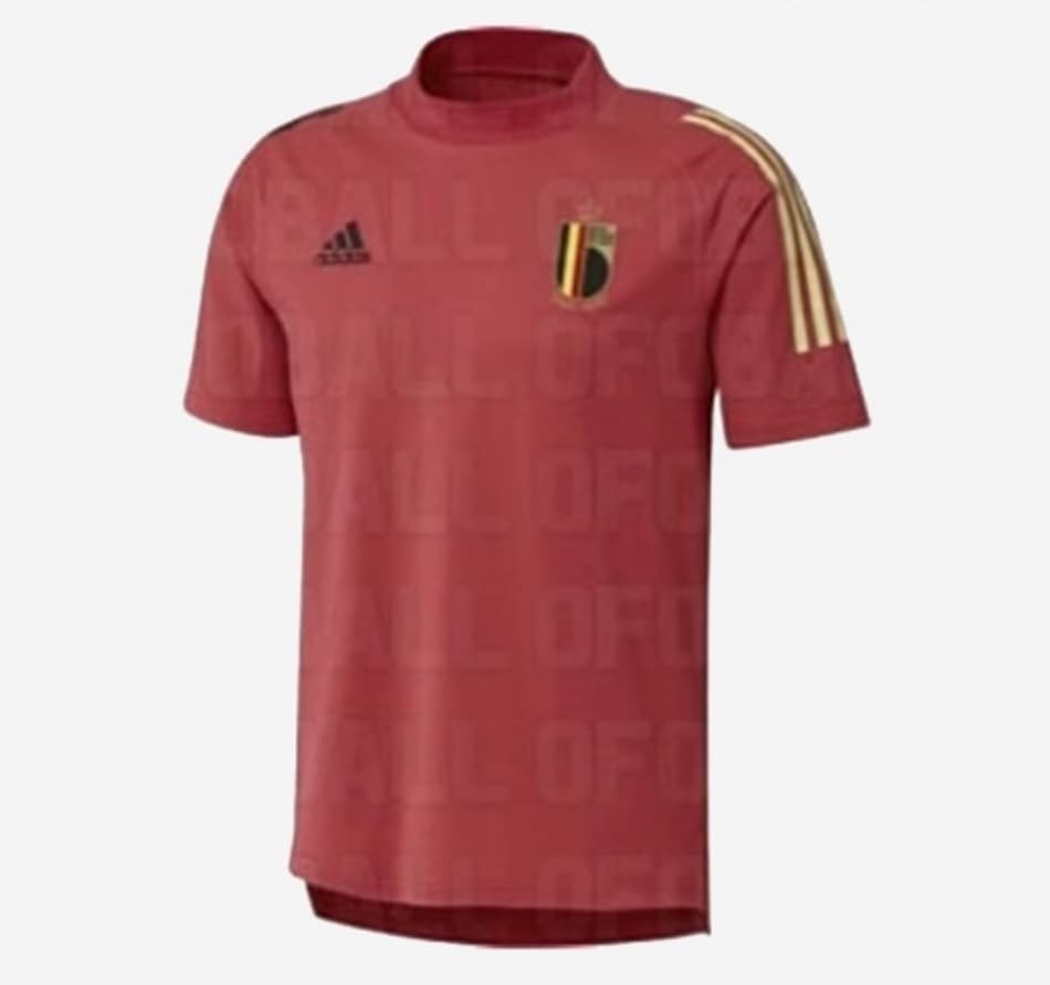 Linha de treinos para a Eurocopa 2020 mostra novo símbolo da seleção da Bélgica