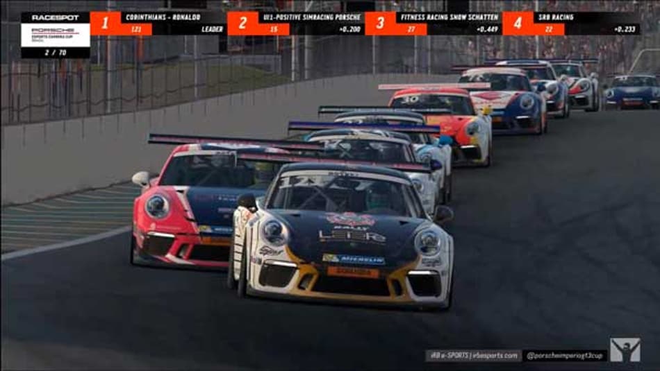 Segunda etapa do Porsche eSports Carrera Cup Brasil acontece dia 14 de setembro em Spa-Francorchamps