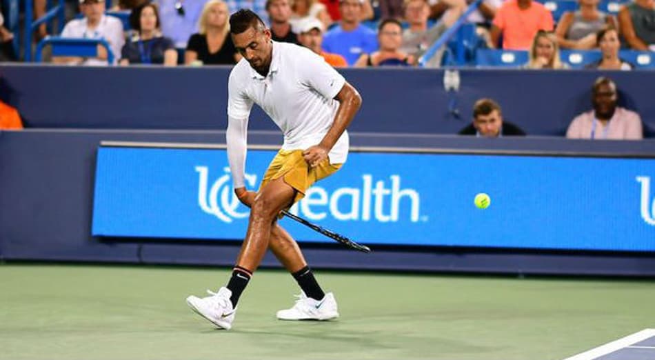 Kyrgios afirma que jogou de ressaca contra Nadal nos EUA