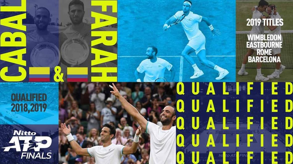 ATP Finals: colombianos Cabal/Farah são 1ª dupla a garantir classificação