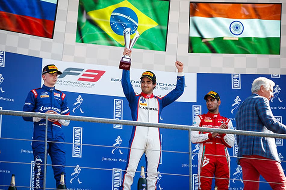 Em Spa-Francorchamps, Pedro Piquet vence sua primeira corrida na temporada 2019 da Fórmula 3