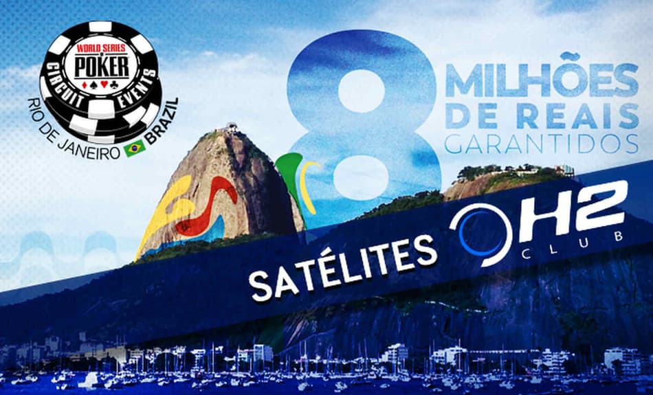 H2 Club SP faz Mega Satélite com 15 pacotes garantidos para WSOP Brazil