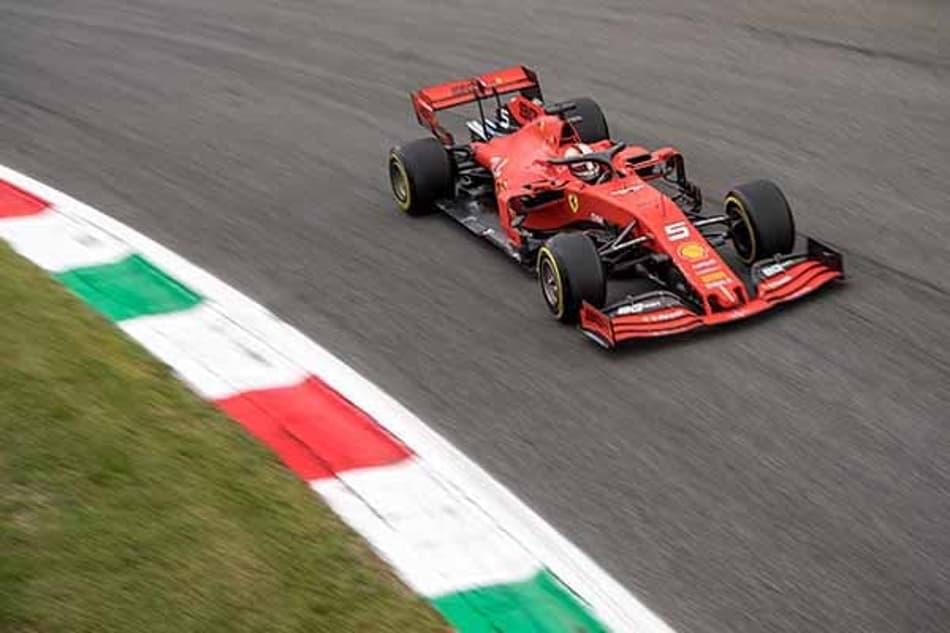 GP da Itália: Sebastian Vettel lidera o último treino em Monza; Lewis Hamilton na P6