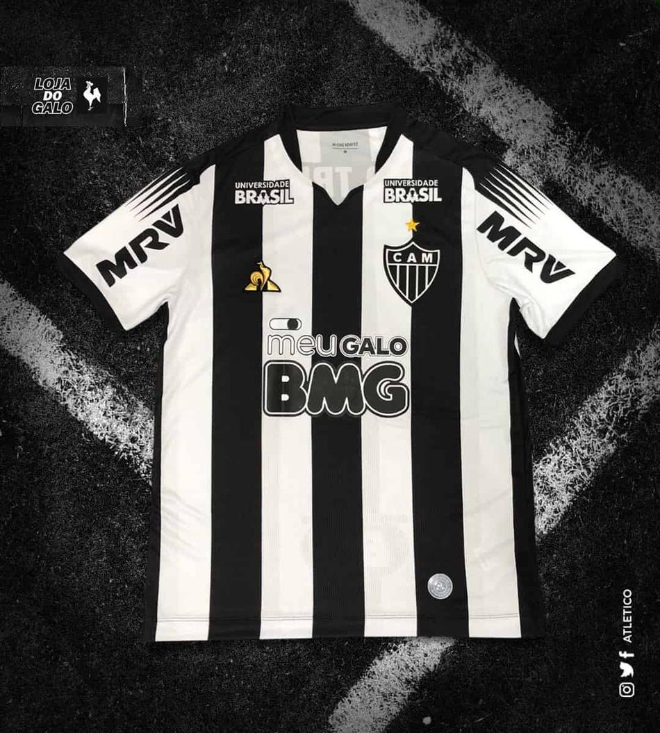 Sem laranja: Atlético-MG põe à venda camisa com patrocínio em preto e branco