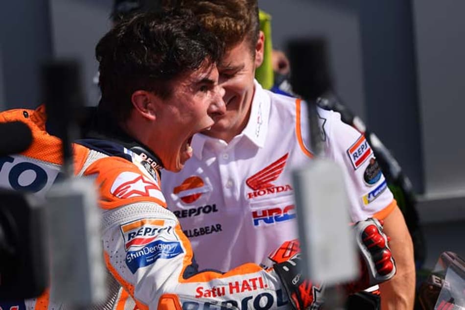 Marc Marquez supera Fabio Quartararo e vence a sétima da temporada na MotoGP