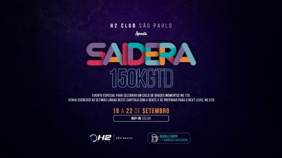 H2 Club SP abre nova sede dia 24 e faz torneio ‘Saidera’ com R$ 150 mil