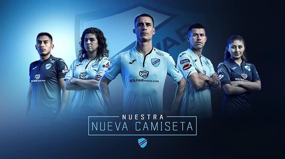 Bolívar lança seus novos uniformes para a temporada