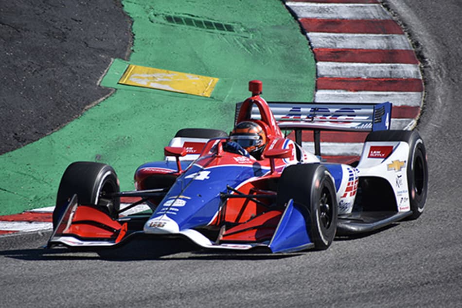 Indy: Matheus Leist termina primeira sessão de treinos livres no top-10