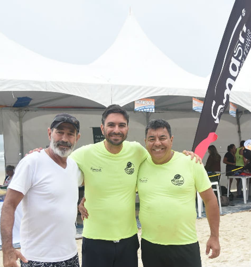 Paulo Roberto, Diego Vidal e Osmar Júnior
